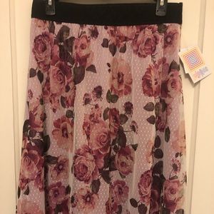LuLaRoe Skirts - Medium Floral Lularoe Lola NWT LuLaRoe Skirts - Medium Floral Lularoe Lola NWT